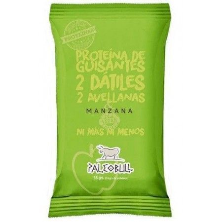 Barrita Proteica Vegana de Manzana, 55 g - PaleoBull