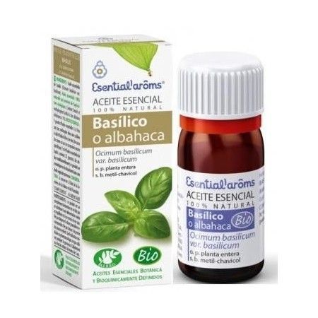 Aceite Esencial Basílico o Albahaca BIO, 10 ml - Esential Aroms