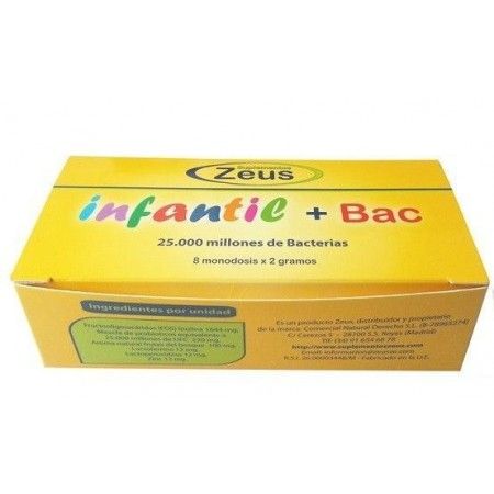 Infantil+Bac, 8 stick monodosis - Zeus
