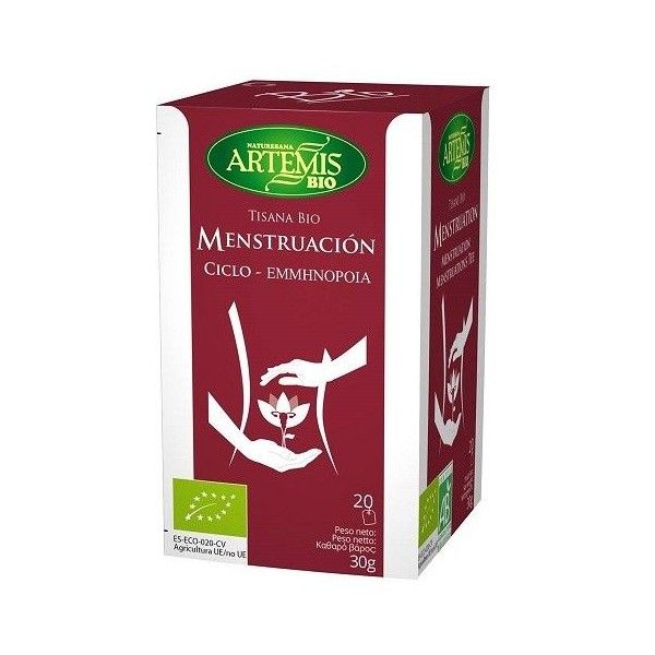 Tisana Bio Menstruación, 20 filtros - Artemis Bio