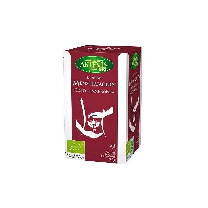 Tisana Bio Menstruación, 20 filtros - Artemis Bio