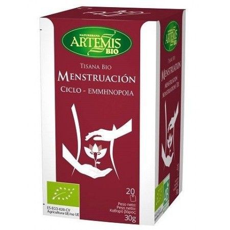 Tisana Bio Menstruación, 20 filtros - Artemis Bio