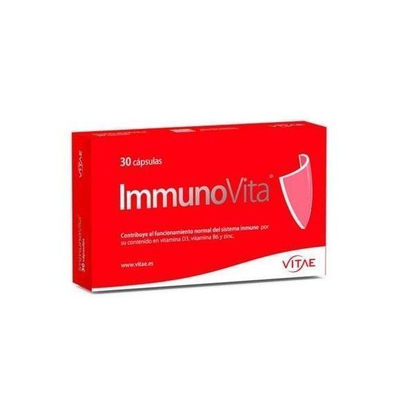 Immunovita Beta glucanos + Vitamina D3, 30 cápsulas - Vitae