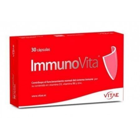 Immunovita Beta glucanos + Vitamina D3, 30 cápsulas - Vitae