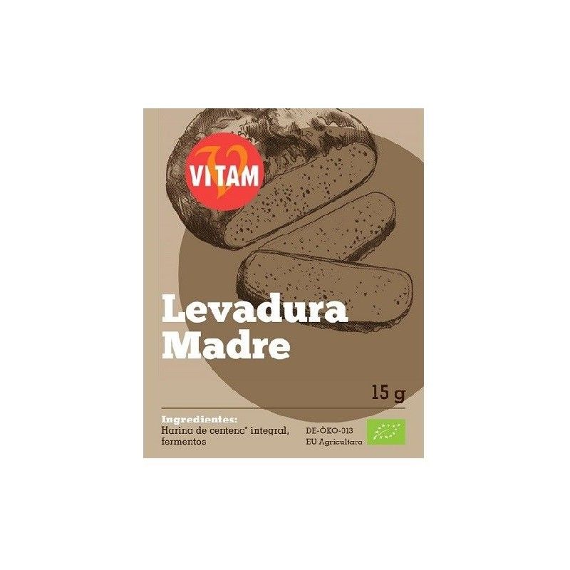 Levadura Madre BIO, 15 g - Vitam