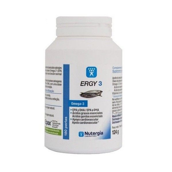 Ergy 3 (Omega 3), 180 perlas - Nutergia