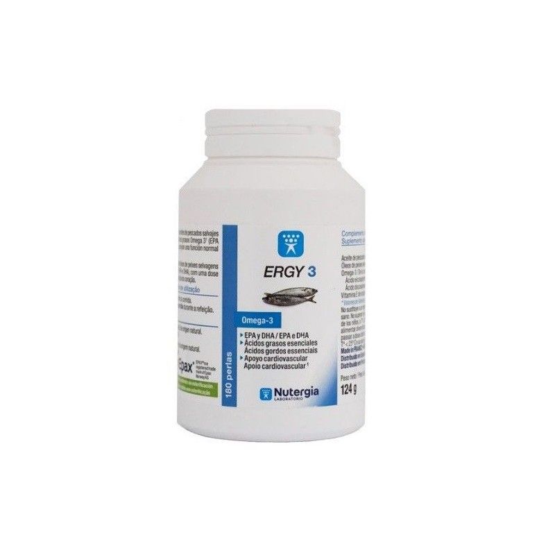 Ergy 3 (Omega 3), 180 perlas - Nutergia
