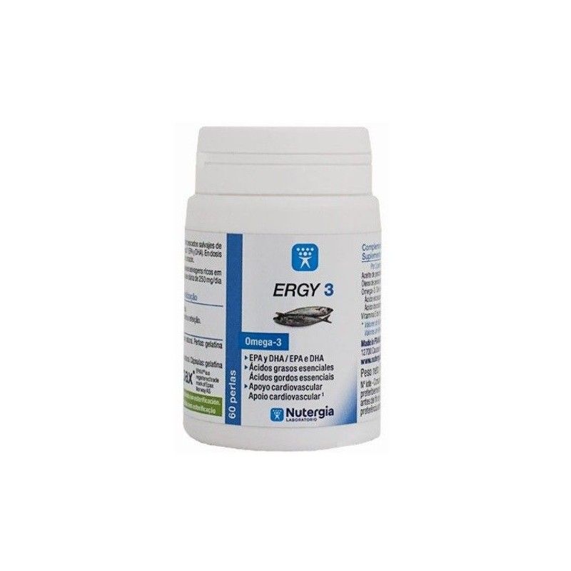 Ergy 3 (Omega 3), 60 perlas - Nutergia