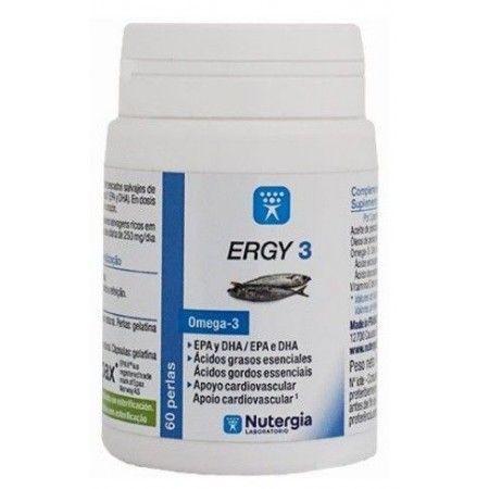 Ergy 3 (Omega 3), 60 perlas - Nutergia