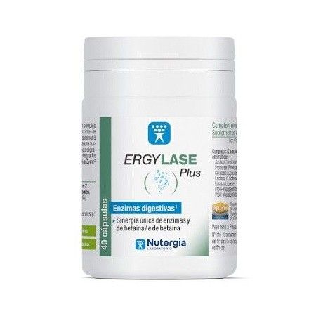 Ergylase Plus, 40 cápsulas - Nutergia