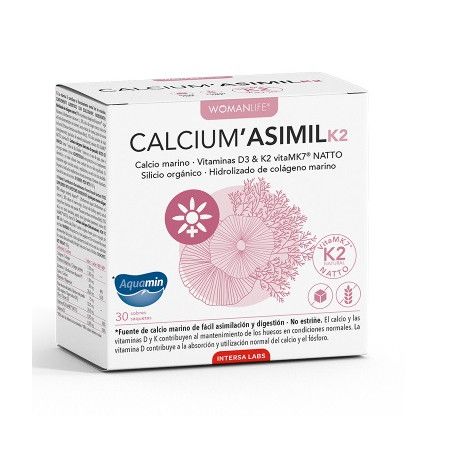 Calcium'Asimil k2, 30 sobres - Intersa