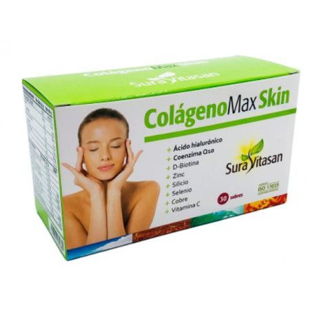 Colágeno Max Skin, 30 sobres - Sura Vitasan