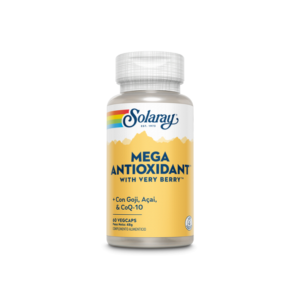 Mega Multi Antioxidant (with Very Berry), 60 cápsulas - Solaray