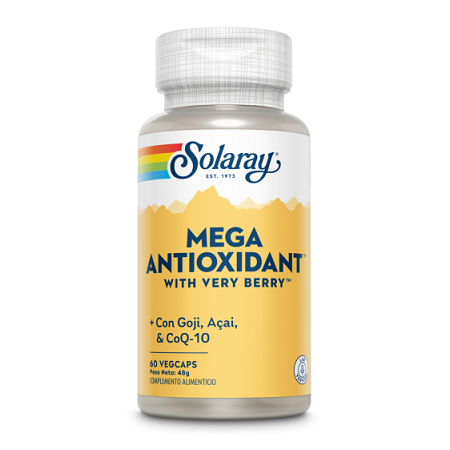 Mega Multi Antioxidant (with Very Berry), 60 cápsulas - Solaray