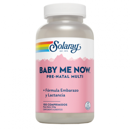 Baby Me Now (Pre Natal Multi), 150 tabletas - Solaray