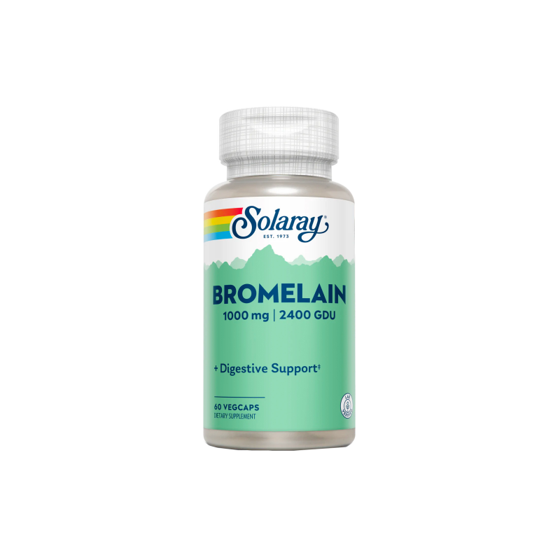 Bromelain, 500 mg - 60 cápsulas - Solaray