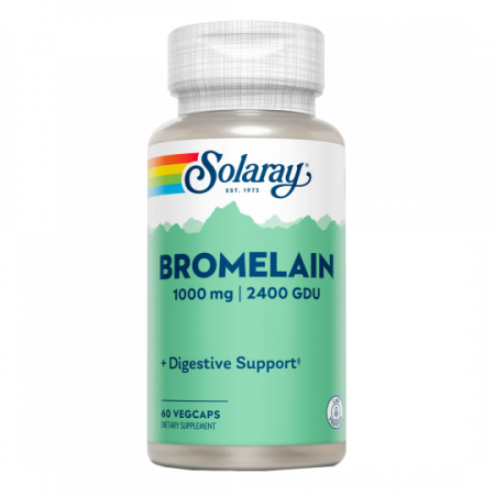 Bromelain, 500 mg - 60 cápsulas - Solaray