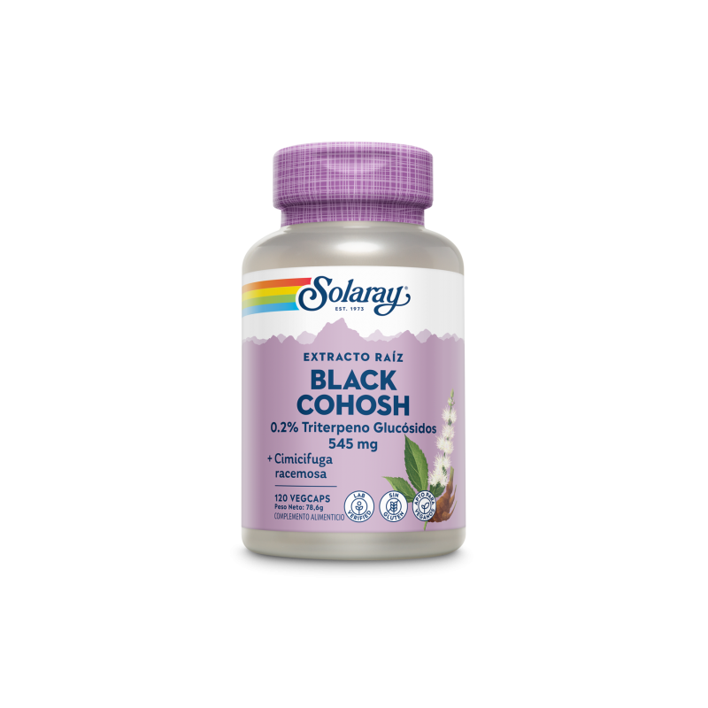 Cohosh Negro (Black Cohosh), 120 cápsulas - Solaray