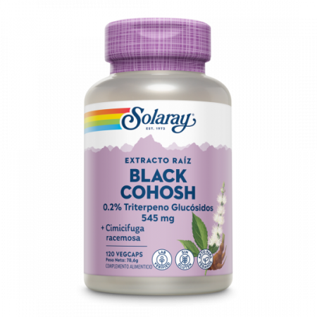 Cohosh Negro (Black Cohosh), 120 cápsulas - Solaray