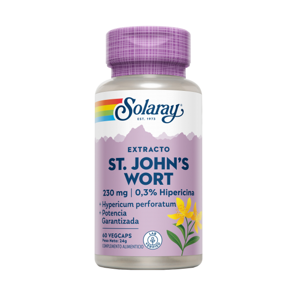 St. John´s Wort (hipérico), 60 cápsulas - Solaray