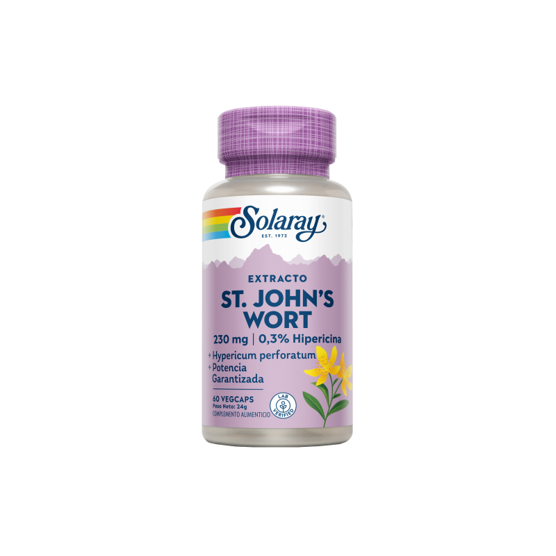 St. John´s Wort (hipérico), 60 cápsulas - Solaray
