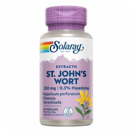 St. John´s Wort (hipérico), 60 cápsulas - Solaray