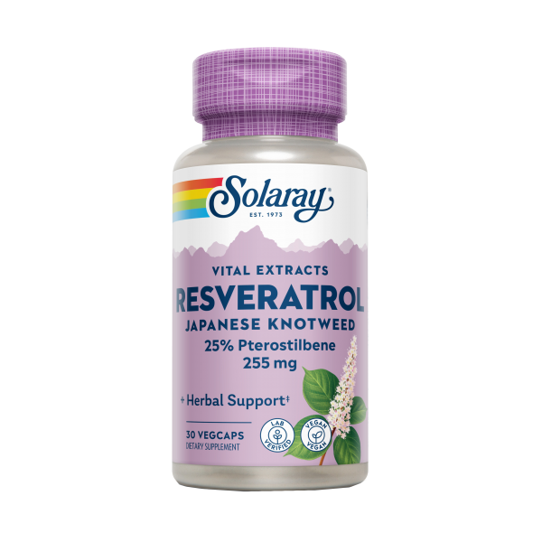 Super Resveratrol, 250 mg, 30 cápsulas - Solaray