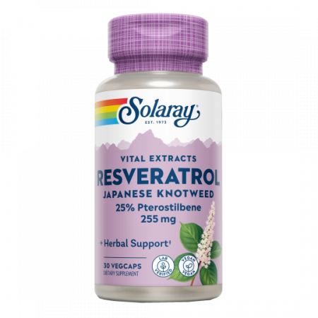 Super Resveratrol, 250 mg, 30 cápsulas - Solaray