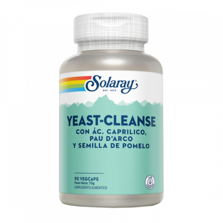 Yeast Cleanse, 90 cápsulas - Solaray