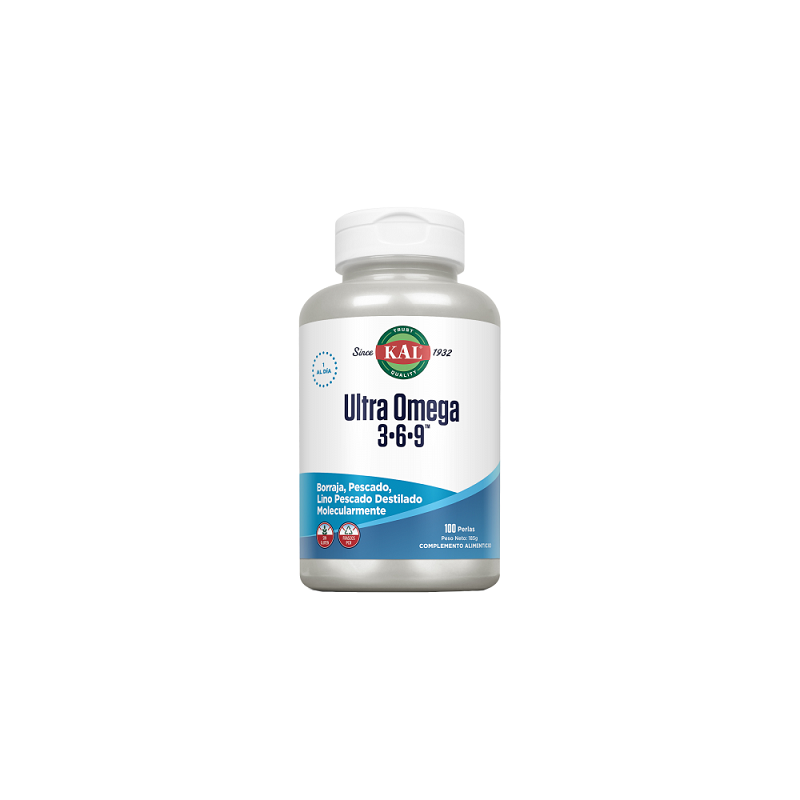 Ultra Omega 3-6-9, 100 perlas - Kal