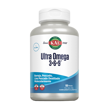 Ultra Omega 3-6-9, 100 perlas - Kal