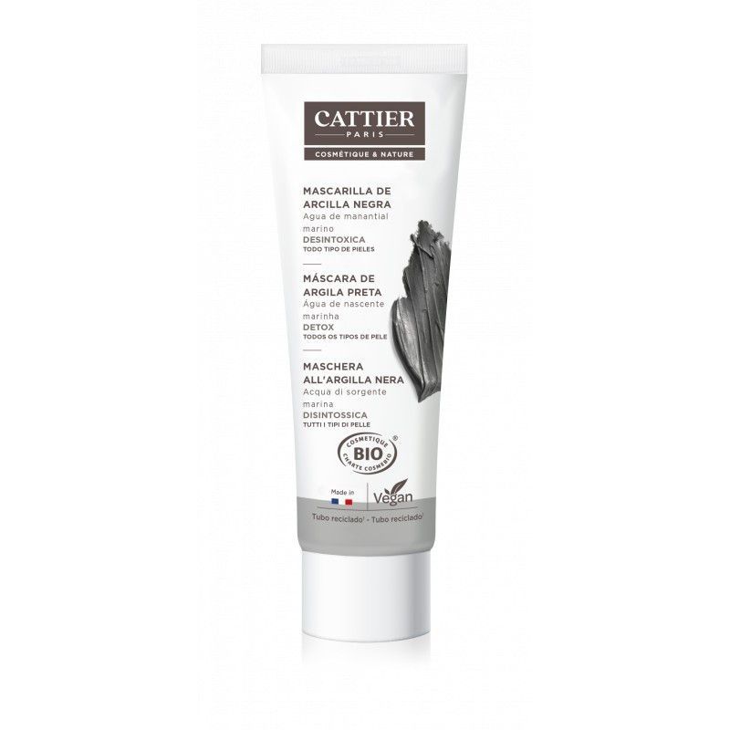 Mascarilla de arcilla negra Cattier