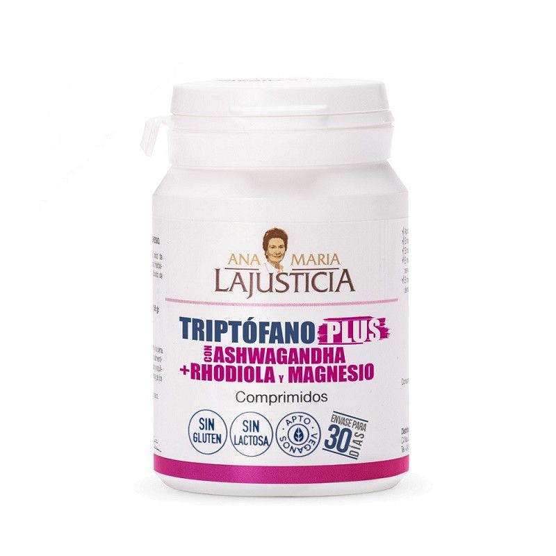 Triptofano Plus con Ashwagandha, Rodiola y Magnesio
