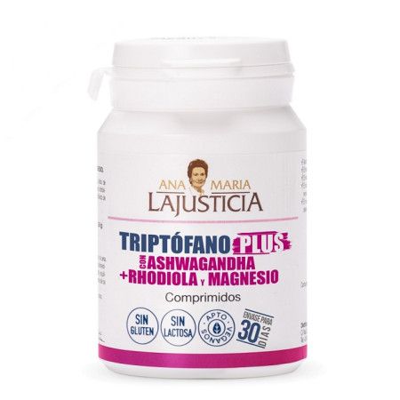 Triptofano Plus con Ashwagandha, Rodiola y Magnesio