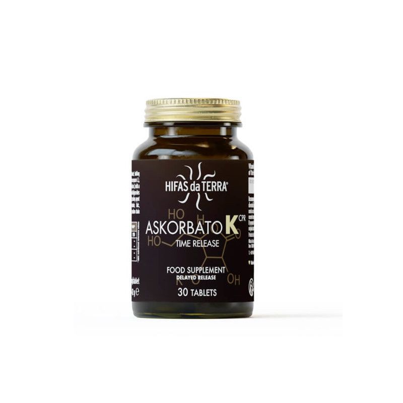 Askorbato K vitamina C, 30 comprimidos - Hifas da Terra
