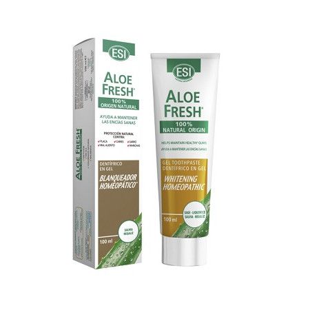 Aloe Fresh Dentrifico Blanqueador homeopatico