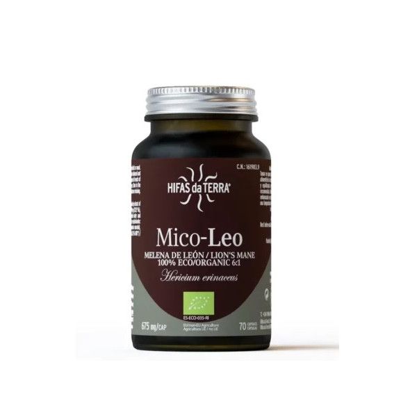 Mico-Leo (Melena de León HdT), 70 cápsulas - Micosalud - Hifas da Terra