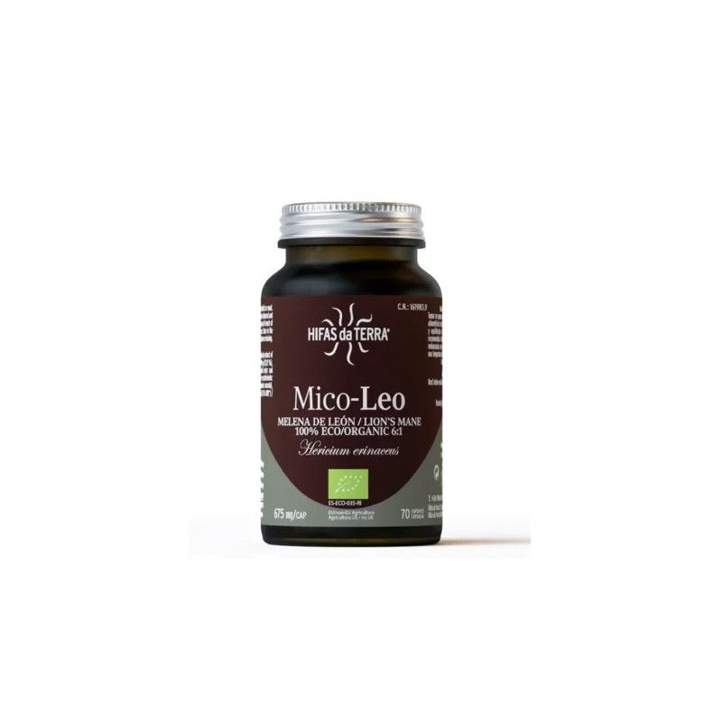 Mico-Leo (Melena de León HdT), 70 cápsulas - Micosalud - Hifas da Terra