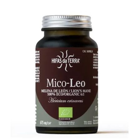 Mico-Leo (Melena de León HdT), 70 cápsulas - Micosalud - Hifas da Terra