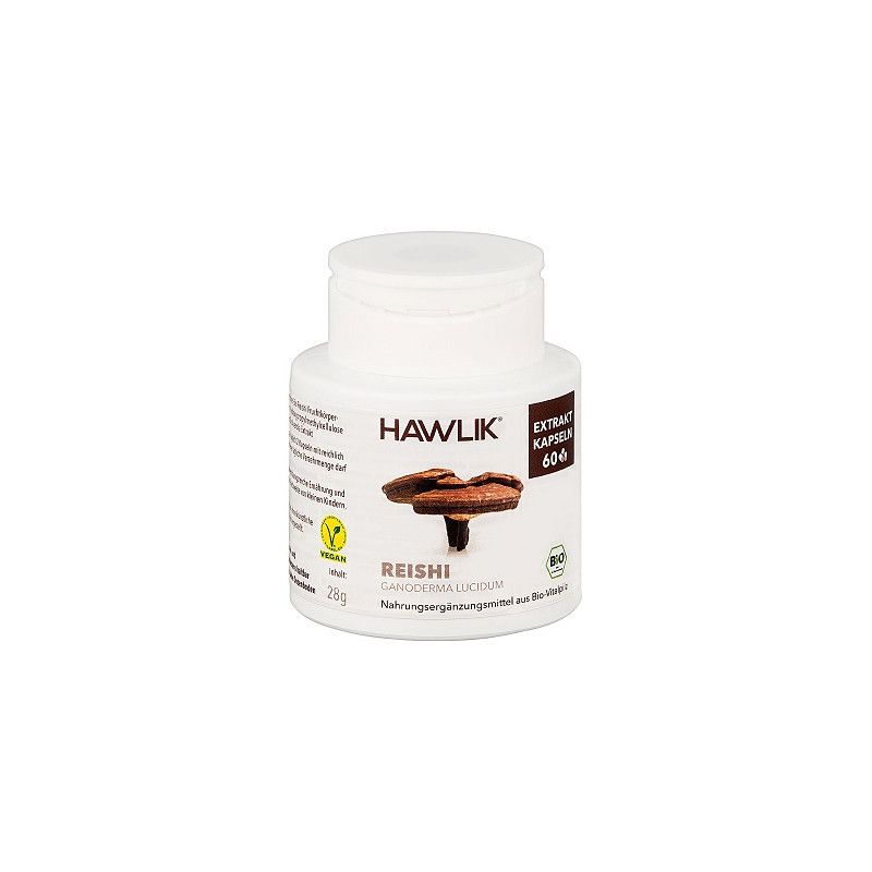 Reishi (Ganoderma Lucidum) + Vit. C, 60 cápsulas - Hawlik