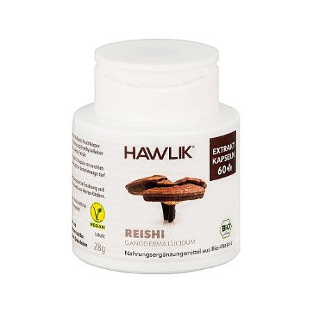 Reishi (Ganoderma Lucidum) + Vit. C, 60 cápsulas - Hawlik