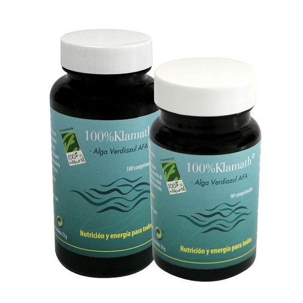 Algas klamath (Alga verdiazules AFA), 90 o 180 comprimidos - 100% Natural