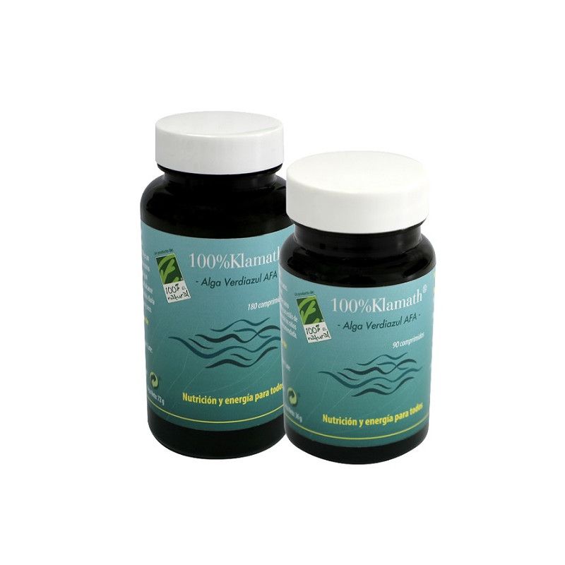 Algas klamath (Alga verdiazules AFA), 90 o 180 comprimidos - 100% Natural