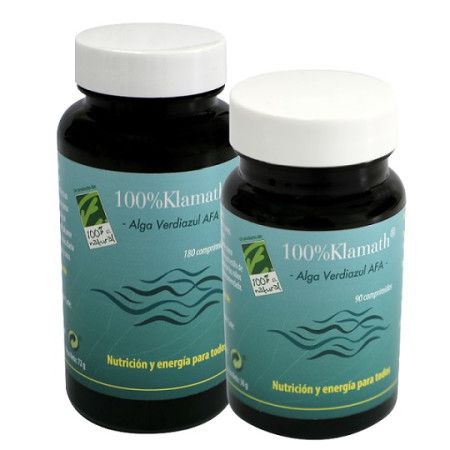 Algas klamath (Alga verdiazules AFA), 90 o 180 comprimidos - 100% Natural
