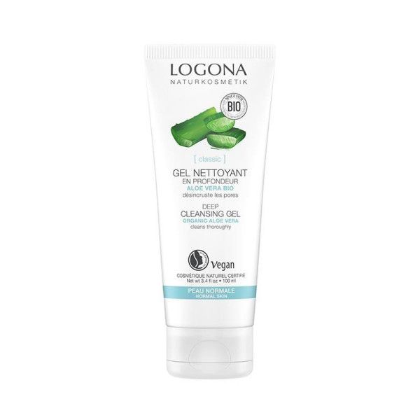 Gel Limpieza Profunda Aloe Vera, 100 ml - Logona
