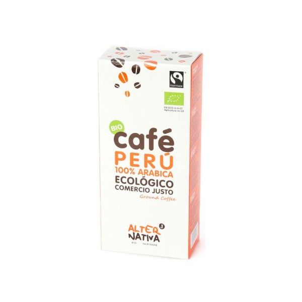 Café Ecológico 100% Arábica Natural, 250 g - Comercio Justo