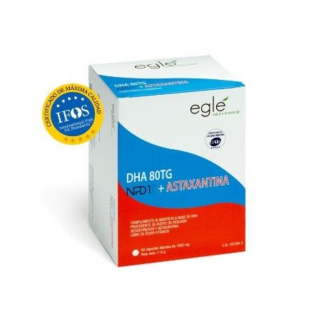 NPD1 DHA 80 TG + Astaxantina, 60 cápsulas - Laboratorios Eglé