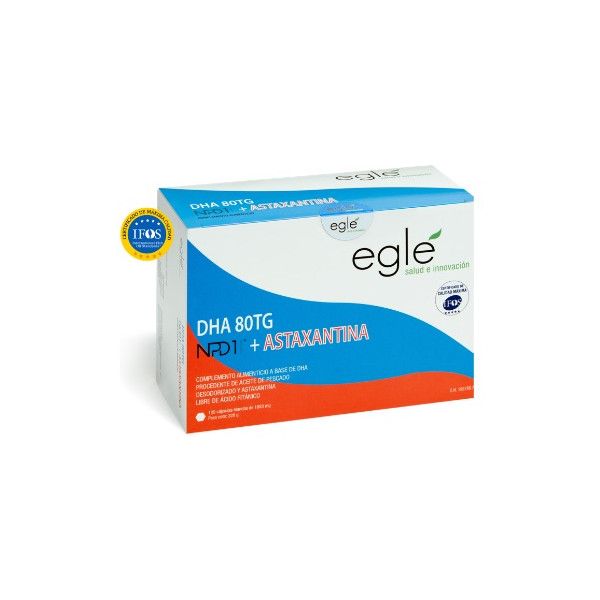 NPD1 DHA 80 TG + Astaxantina, 120 cápsulas - Laboratorios Eglé - Formato ahorro