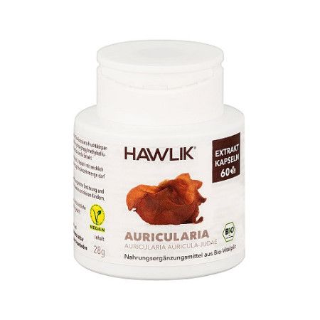 Auricularia (Auricularia Polytricha) + Vit. C, 60 cápsulas - Hawlik - Nueva imagen