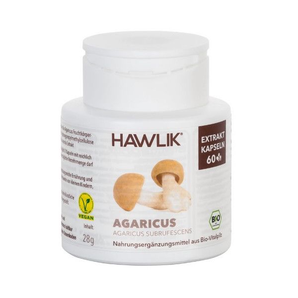 Champiñón del Sol + Vit. C, 60 cápsulas - Hawlik - Nueva Imagen